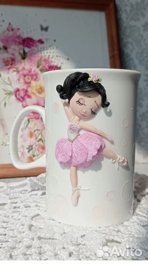 Кружка в подарок кукла балерина