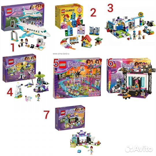 Конструкторы Lego friends