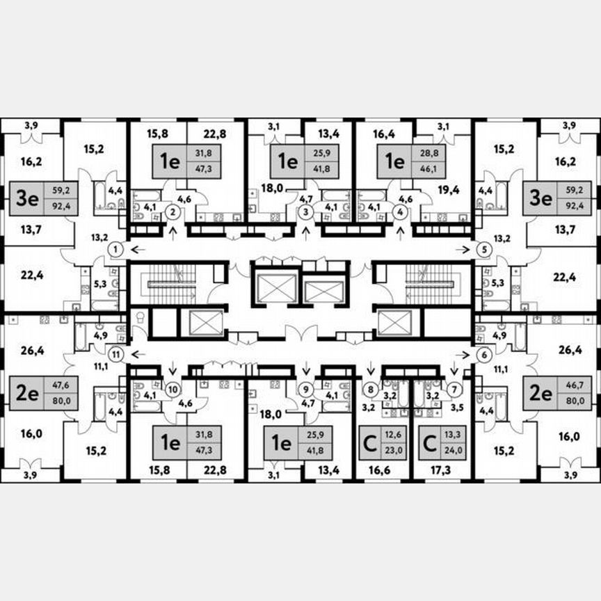 1-к. квартира, 47,3 м², 18/35 эт.