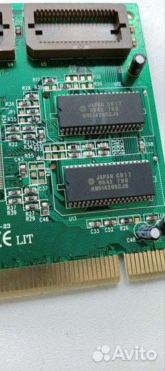 Видео карта ретро PCI S3 Trio64V+ S3 64V+ б/у