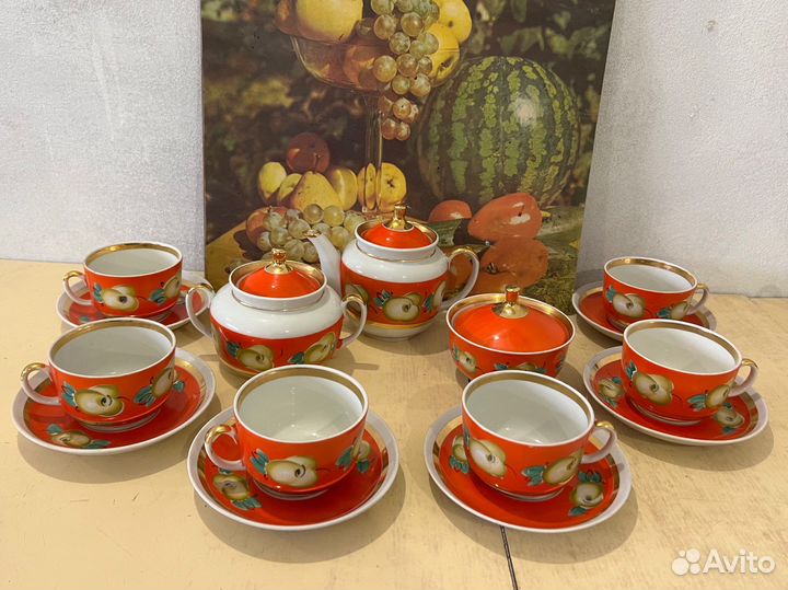 Чайный сервиз дфз,чайная пара Полонное лфз