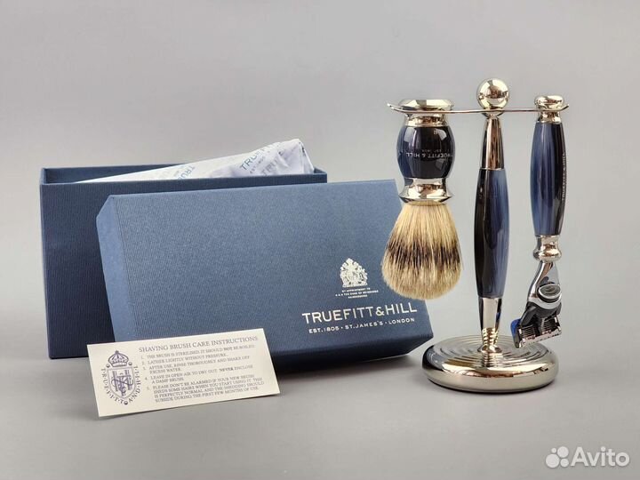 Набор для бритья Truefitt & Hill голубой опал