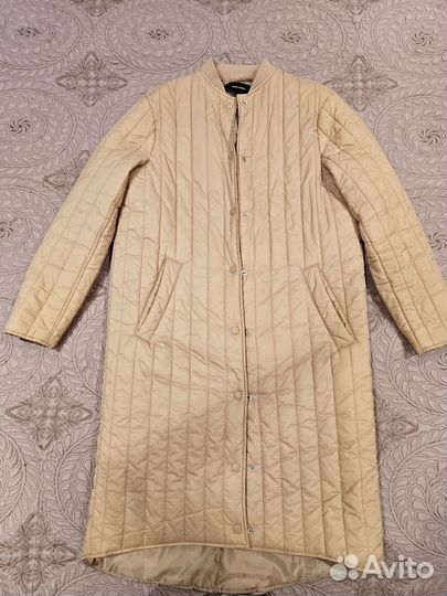 Бомбер удлиненный женский