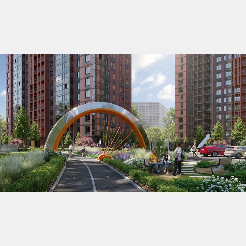 2-к. квартира, 62,5 м², 18/23 эт.