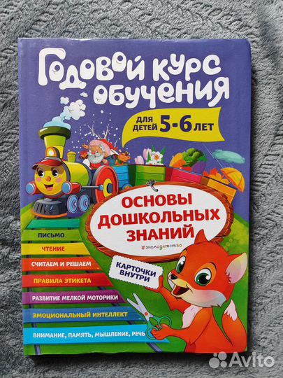 Годовой курс обучения для детей 5-6 лет