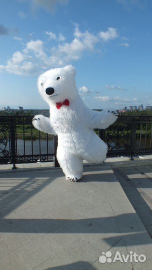 Белый мишка на праздник