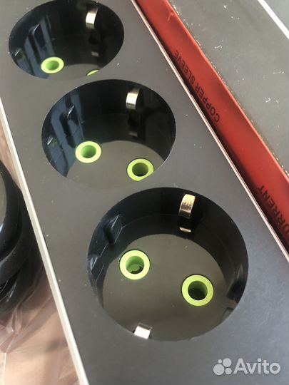 Удлинитель, сетевой фильтр с USB, 2 метра