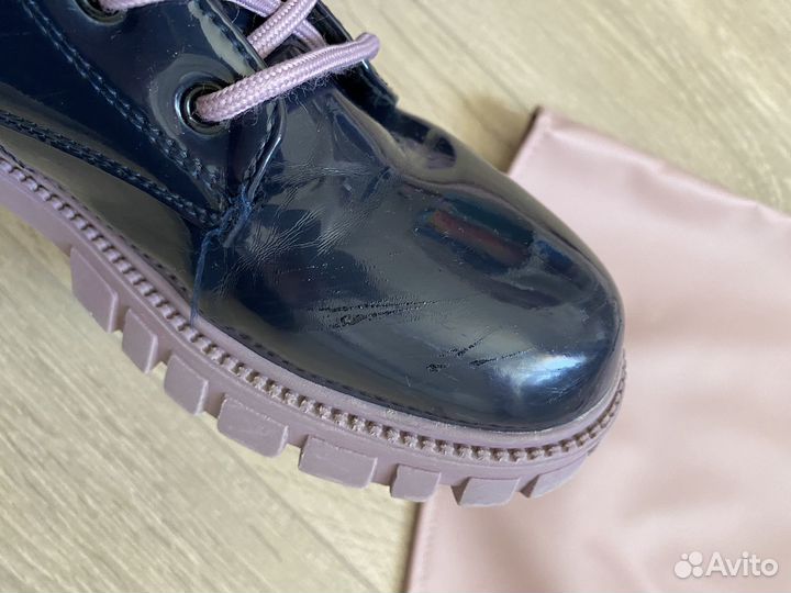 Ботинки на флисе futurino 36 размер для девочки