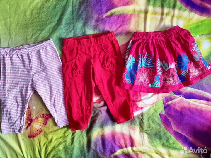 Вещи пакетом на девочку 98р