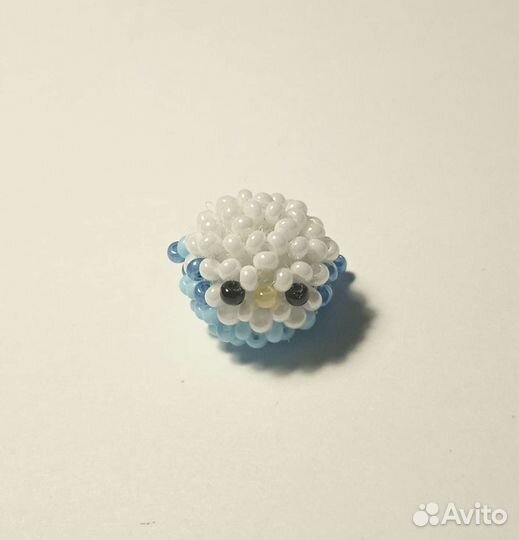 Птичка из бисера, ручная работа