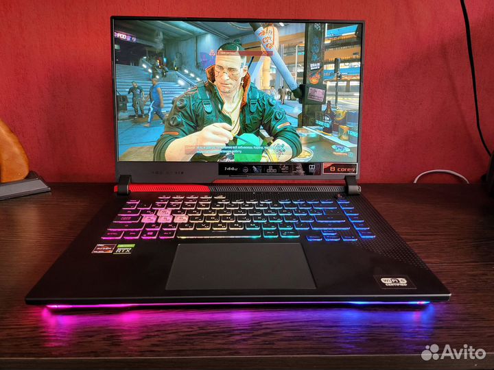 Asus ROG strix G15 на RTX 3060 (130w)