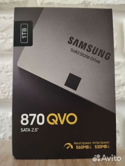 SSD Samsung 870 QVO 1Tb новый