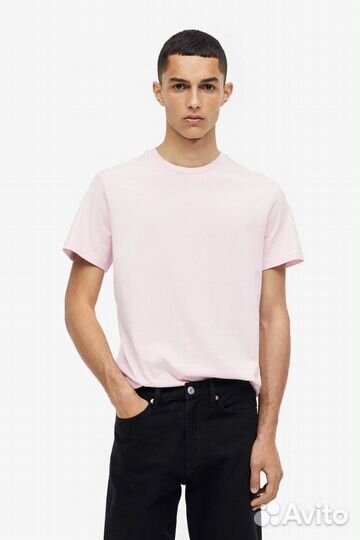 Футболка hm regular fit L