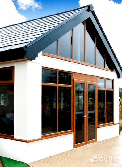 Окна Кашированные продажа установка