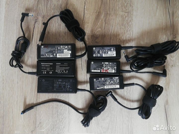 Блок питания для ноутбука HP 19,5 V, 45, 65 Watt