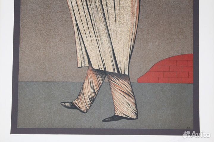 Литография М.М.Шемякина Чрево Парижа 6 1977