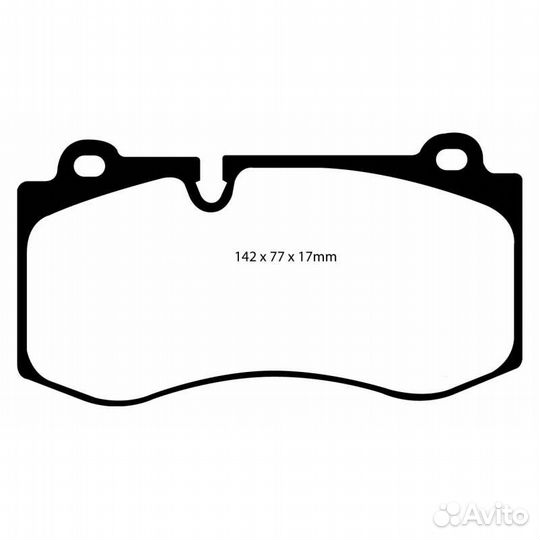 EBC тормозные колодки Mercedes CL500/CLS500/SL500