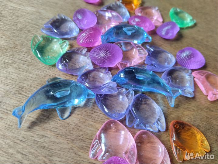 Кристаллы пластиковые пакетом