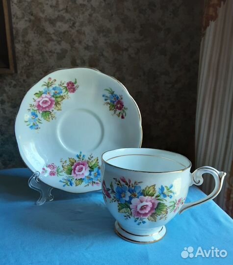 Чайные пары винтажные (2шт), Англия, 1960-е