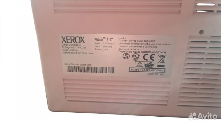 Принтер лазерный Xerox phaser 3117
