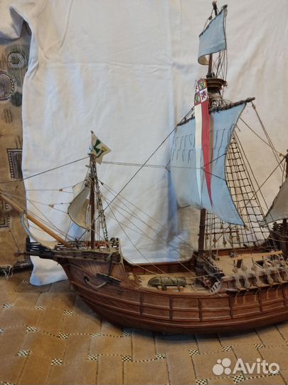 Сборная модель корабля из дерева