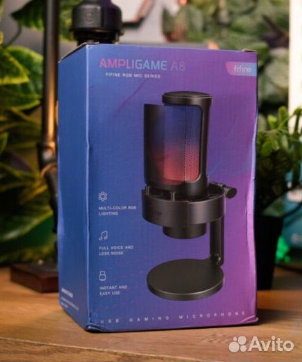 Микрофон Fifine A8 черный