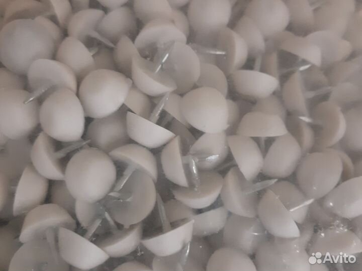 Подпятник-гвоздь белый 1000 штук