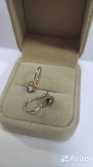Серьги 585 пробы, р.0