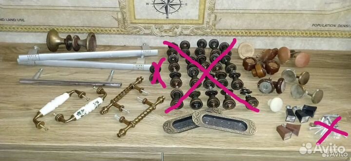 Фурнитура Мебельные и Дверные Ручки Новые и б/у