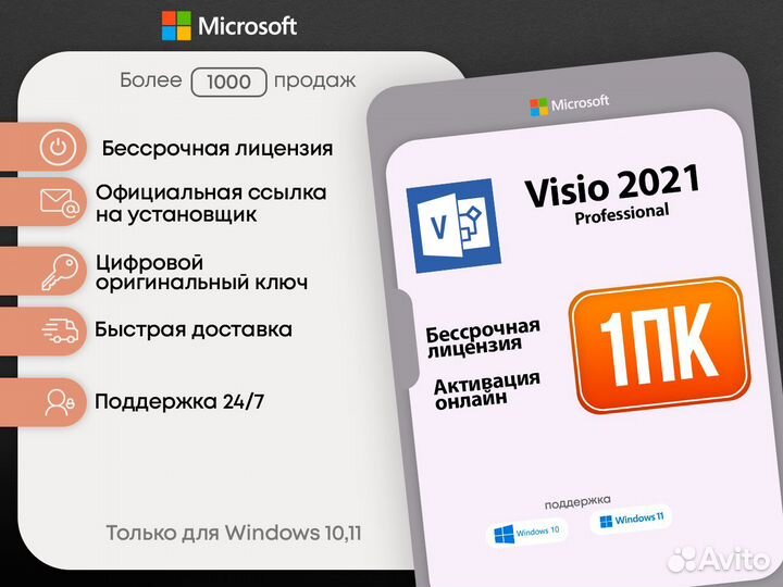 Visio 2021 - Ключ