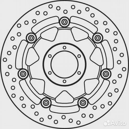 Диск тормозной передний 601-513F