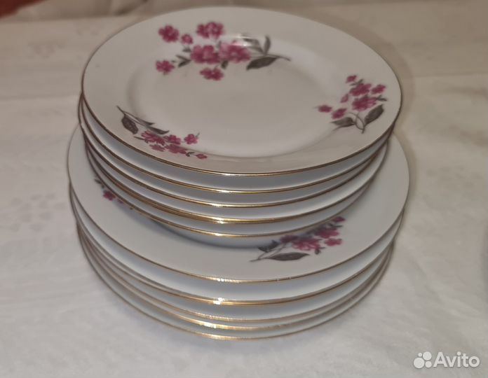 Столовый сервис СССР Дулево