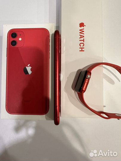 iPhone 11 128 и apple watch 6 40 mm
