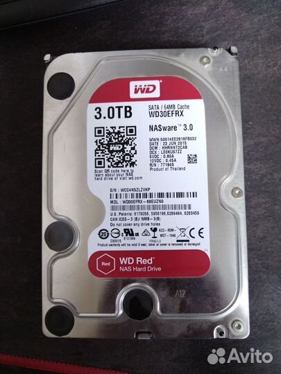 Жесткий диск WD Red 3Tb