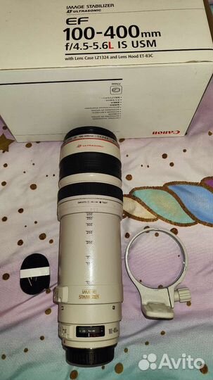 Объектив canon EF 100-400mm f/4.5-5.6L IS USM