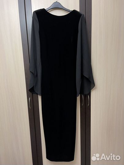 Вечернее бархатное платье 44