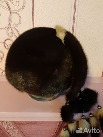 Шапка норковая женская бу