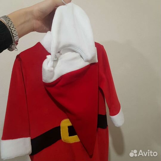 Костюм деда мороза детский 86