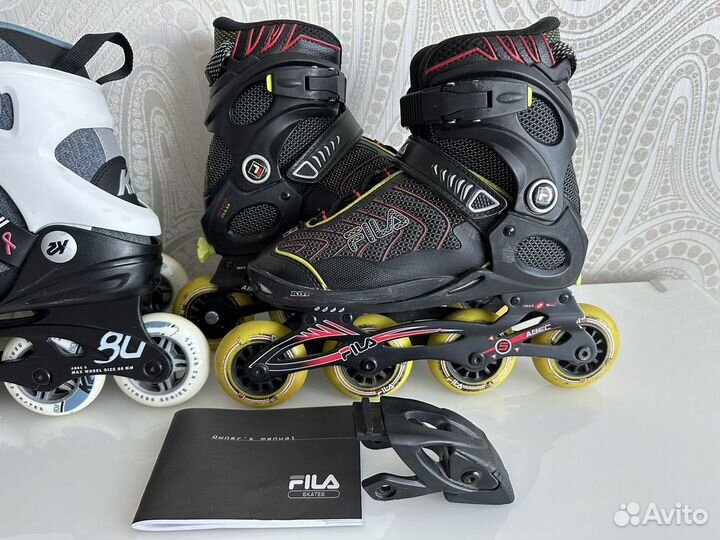 Ролики К2 alexis PRO 38, fila раздвижные 35-38