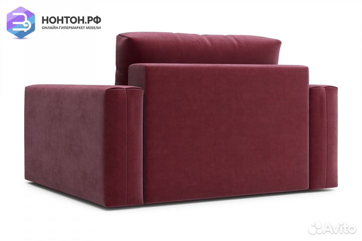 Кресло тик-так Монарх бордовое