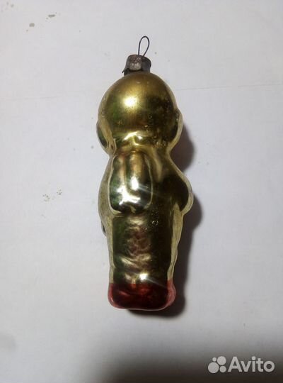 Игрушка ёлочная СССР космонавт