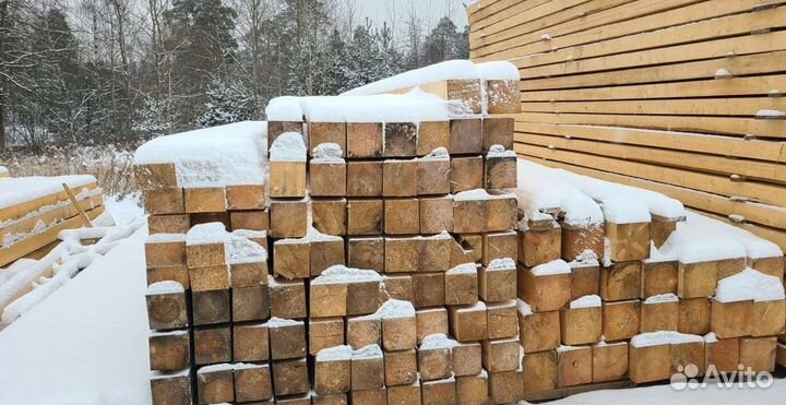 Брус 100х100 в мск и мо Опт