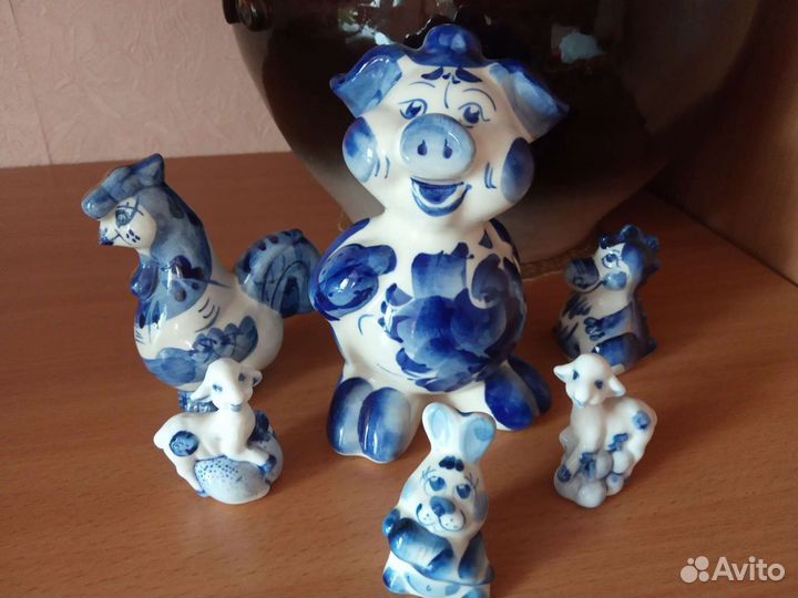 Фигурки гжель