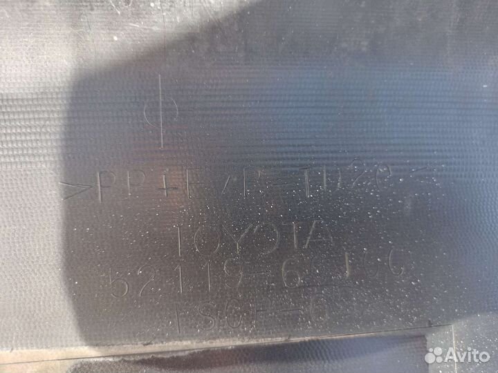 Передний бампер на toyota land cruiser 200