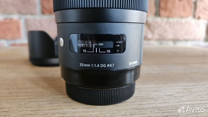 Объектив Sigma AF 35mm f/1.4 DG HSM Canon EF