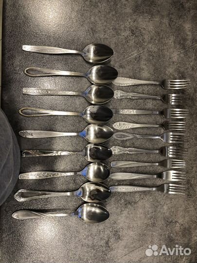 Ложки,вилки ссср,кухонная утварь