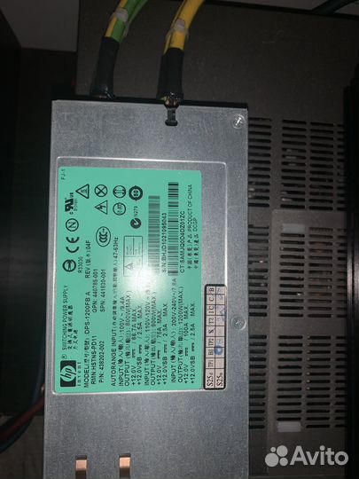 Серверный борк питания hp 1200w