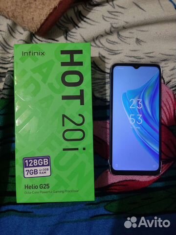 Infinix HOT 20i.128 гб.Отпечаток.4G.Android 12