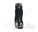 Фляга велосипедная 500мл, белая пластик, эргономич