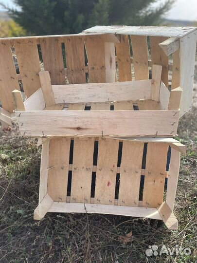 Ящик для ягод, фруктов или овощей деревянный